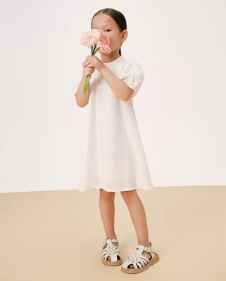 Платье для девочки Loomknits LT24-3409-016-110 Молочный