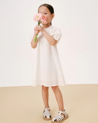 Платье для девочки Loomknits LT24-3409-016-80 Молочный