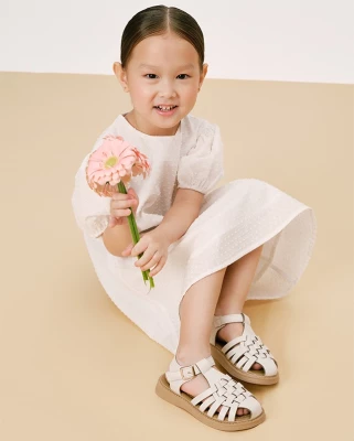 Платье для девочки Loomknits LT24-3409-016-98 Молочный