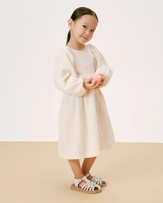 Платье для девочки Loomknits LT24-4109-016-80 Молочный
