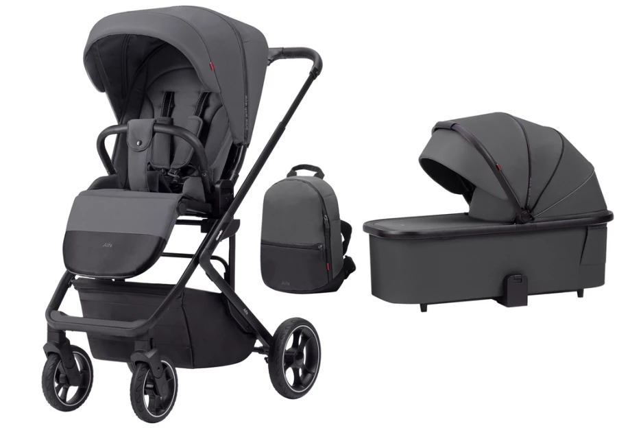 Коляска 2в1 Carrello Alfa Graphite Grey