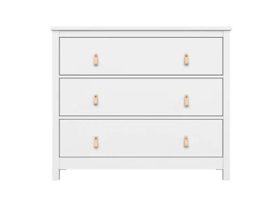 Комод Wood 3 ящика (белый)