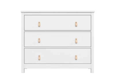 Комод Wood 3 ящика (белый)