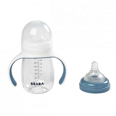 Beaba Поильник 210 ml / 2 IN 1 LEARNING CUP 210M WINDY