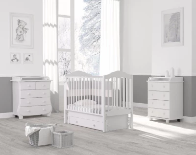 Gandylyan Кровать детская Анастасия УМ (,белая) К-2002-23м