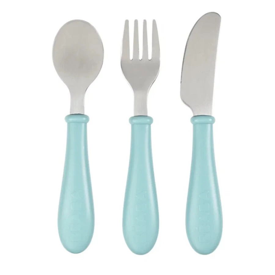 Набор детский- ложка, вилка, нож 12+ Beaba
