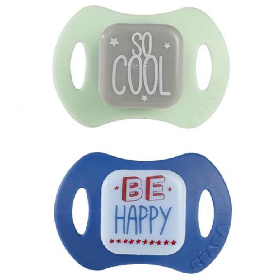 Соска- пустышка детская силиконовая (2 штуки) Beaba