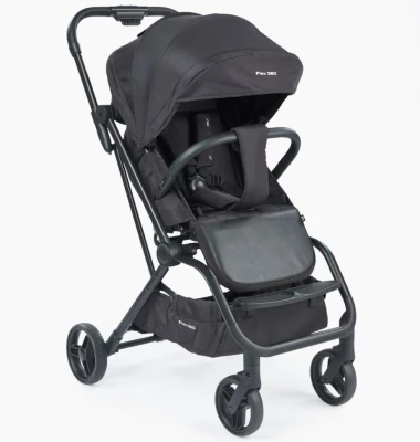 Коляска прогулочная Happy Baby Flex 360, Black (Черный)