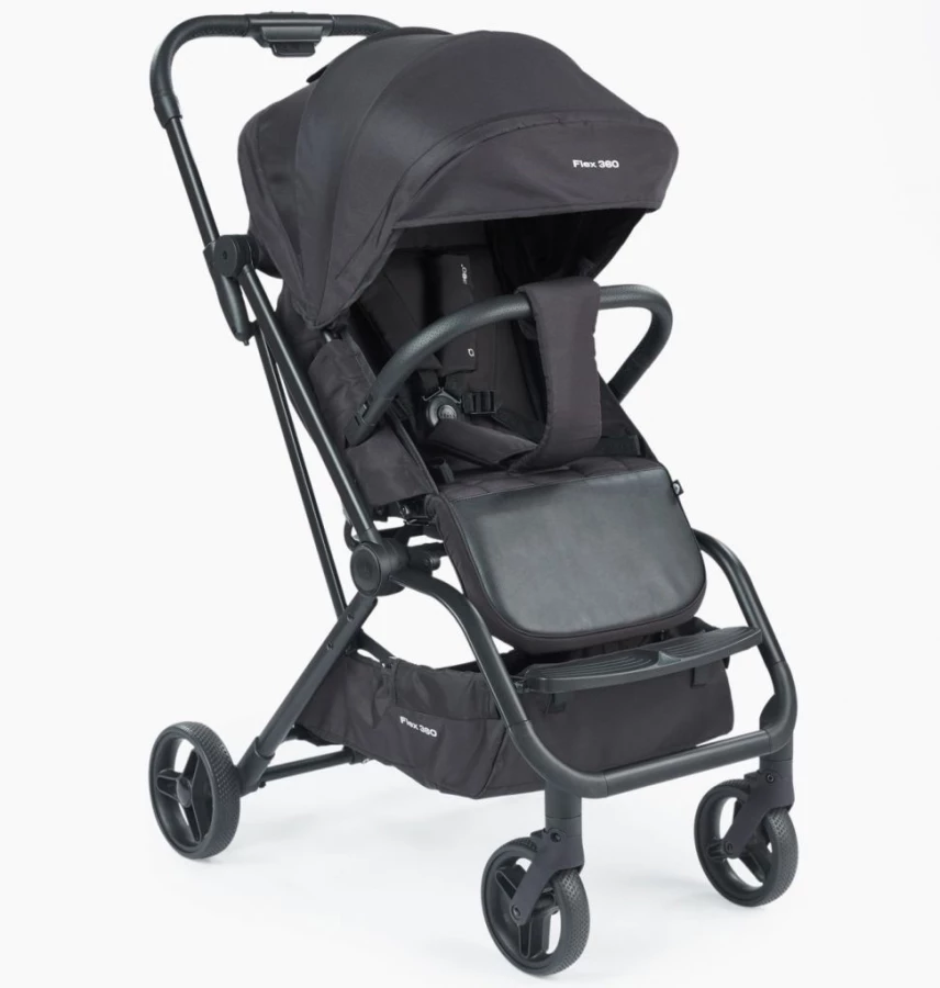Коляска прогулочная Happy Baby Flex 360, Black (Черный)