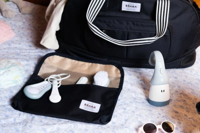 Beaba Набор: щипчики для ногтей, термометр, расческа с щеткой