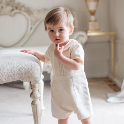 NaturaPura Песочник с рисунком "косы"