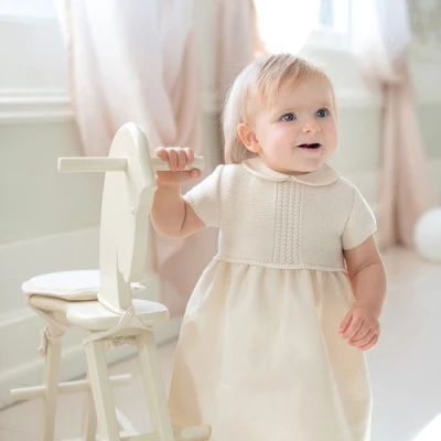 NaturaPura Платье с вязан-м верхом