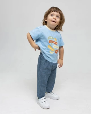 Брюки детские Loomknits LT0071-030-122 Синий