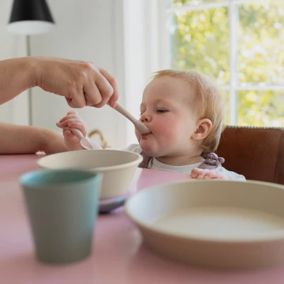 Набор тарелок с крышкой BIBS Dinner Set, 2 шт. - Cloud