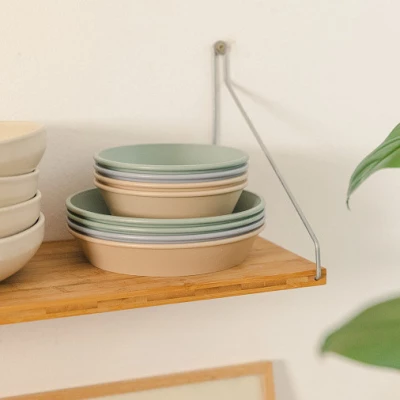 Набор тарелок с крышкой BIBS Dinner Set, 2 шт. - Vanilla