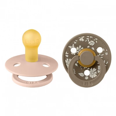 Набор пустышек латексных BIBS Liberty Colour, 2 шт. - Capel - Blush, 0+ мес.