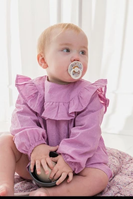 Набор пустышек латексных BIBS Liberty Colour, 2 шт. - Capel - Sage, 6+ мес.