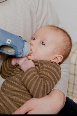 Чехол для бутылочки 110 мл BIBS Liberty - Eloise - Ivory