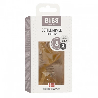 Соска для бутылочки BIBS, 2 шт. - быстрый поток
