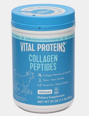 Vital Proteins, Пептиды коллагена, без вкусовых добавок, 284гр