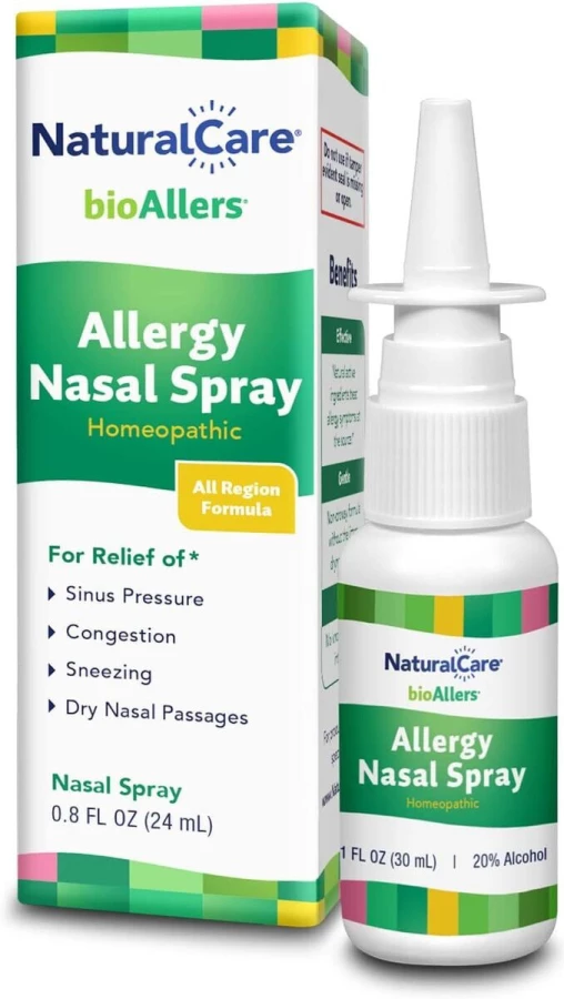 NaturalCare bioAllers назальный спрей от аллергии, гомеопатический спрей от аллергии