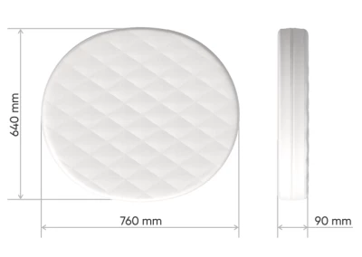 Матрас для люльки Ellipsebed кокос/форплит/латекс 9 см