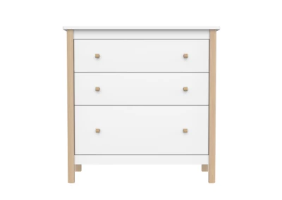 Комод Classic 3 ящика (белый)