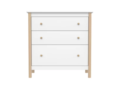 Комод Classic 3 ящика (белый)