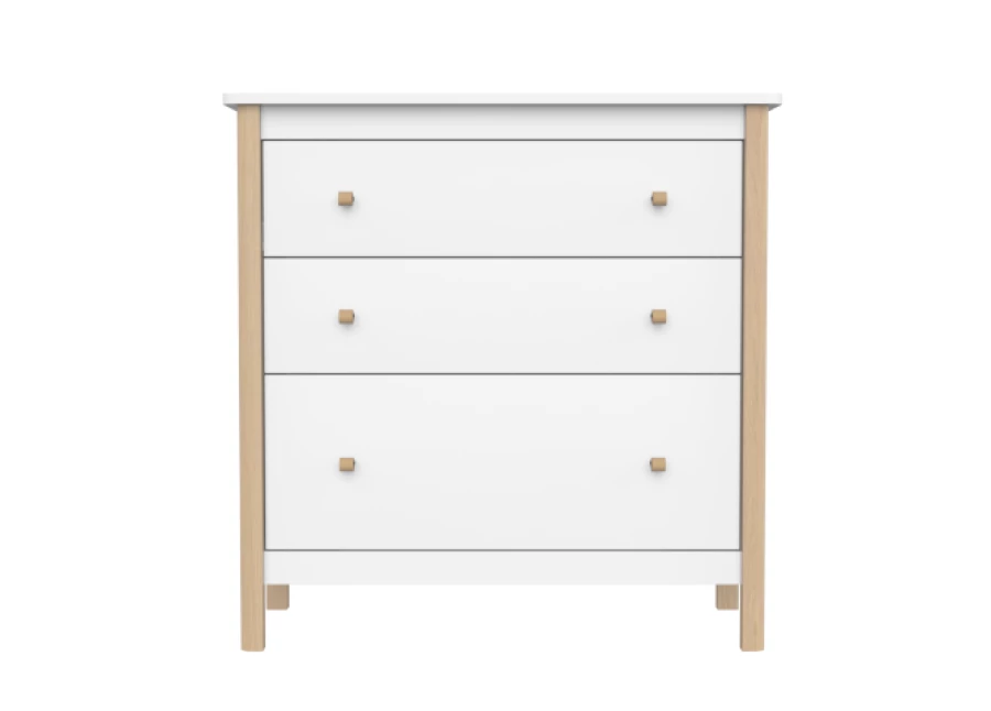 Комод Classic 3 ящика (белый)