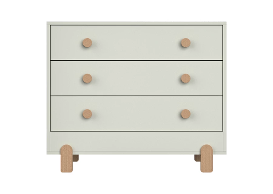 Комод Ice-cream 3 ящика (молочный)