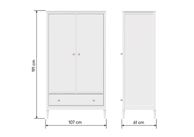 Шкаф Elit 2-х створчатый (белый)
