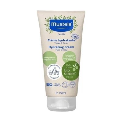 Mustela Органический увлажняющий детский крем для лица и тела Organic Hydrating