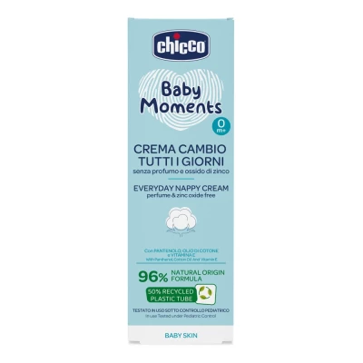 Chicco крем 0+ под подгузник для ежедневного использования 100 мл Baby Moments