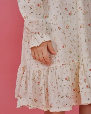 Платье для девочки Loomknits LT24-3411-016-98 Молочный