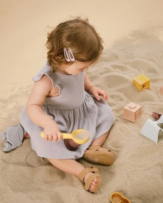 Комплект платье с блумерами Loomknits LT24-1802-005-68 Голубой