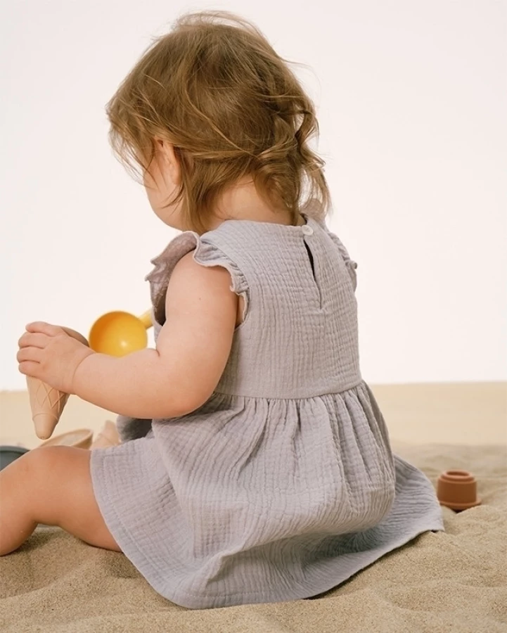 Комплект платье с блумерами Loomknits LT24-1802-005-74 Голубой