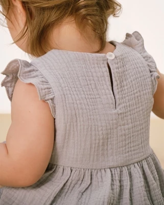 Комплект платье с блумерами Loomknits LT24-1802-005-80 Голубой