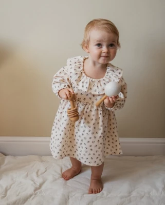 Платье для девочки Loomknits LT0312-013-62 Кремовый