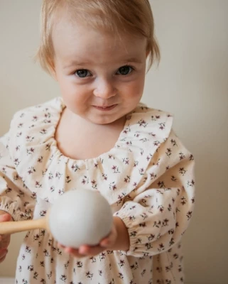 Платье для девочки Loomknits LT0312-013-62 Кремовый