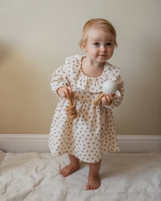 Платье для девочки Loomknits LT0312-013-68 Кремовый