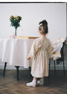 Платье для девочки Loomknits LT24-3401-016-104 Молочный