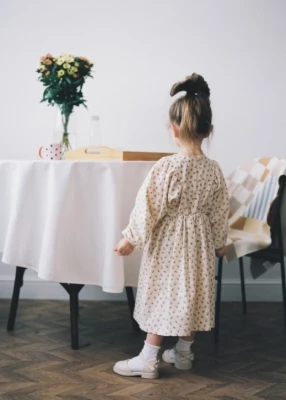 Платье для девочки Loomknits LT24-3401-016-80 Молочный